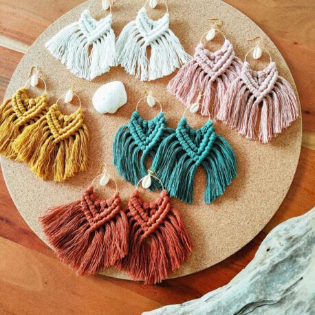 Macramé Earrings / Boho style